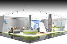 Totale Messestand