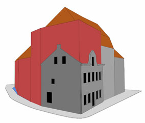 Architektonische Zeichnung Köln Nippes